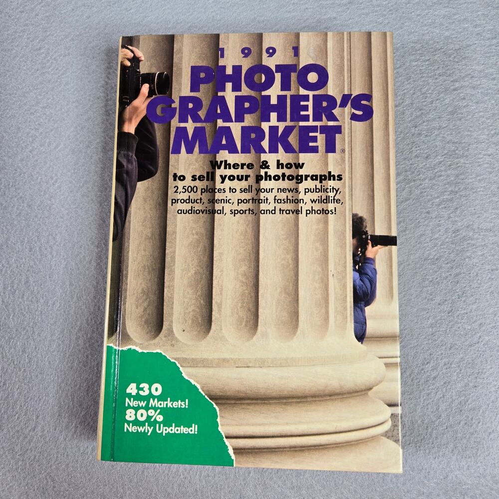 1991 Photographer's Market Book Sam Marshall  Hard Cover